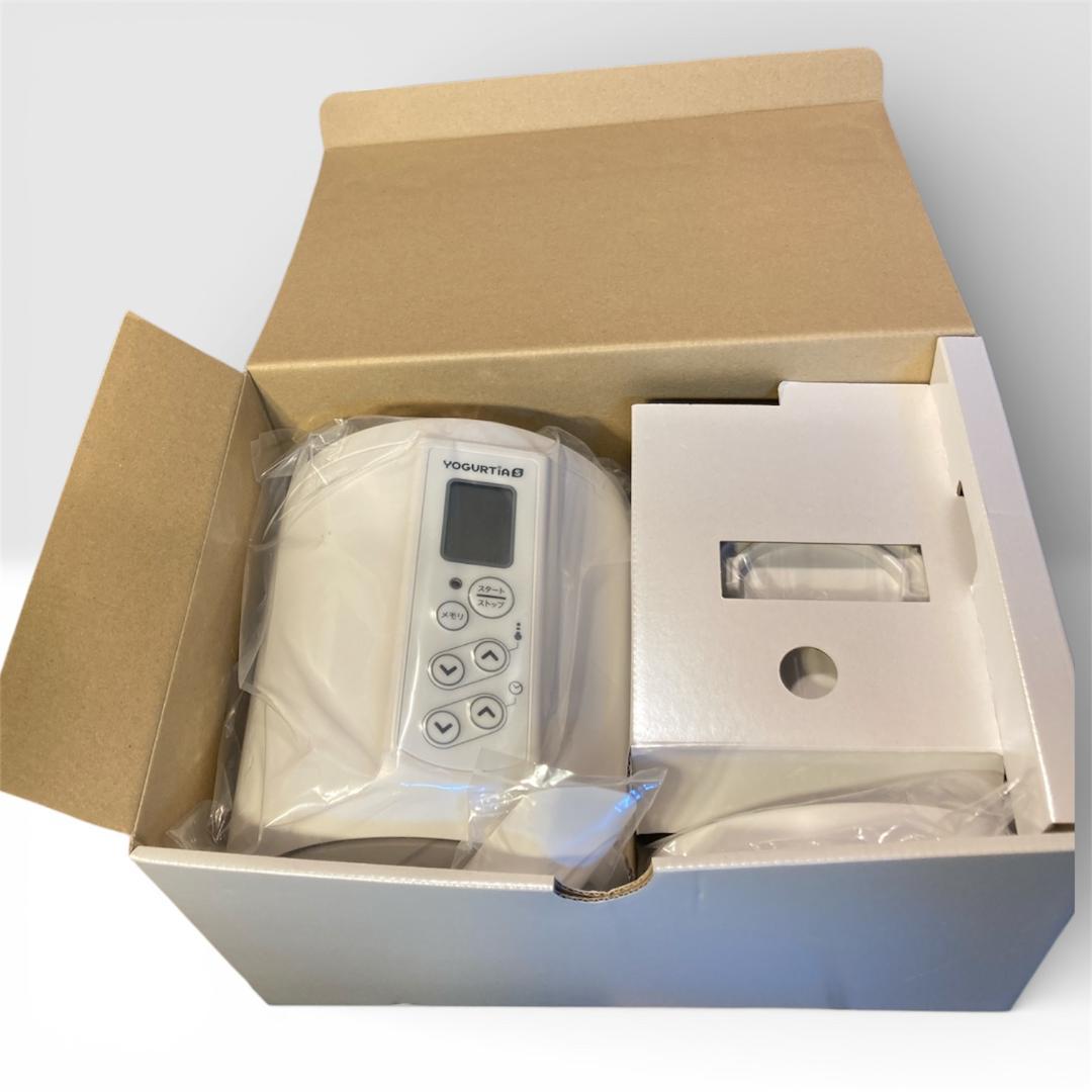 【新品未開封】タニカ ヨーグルティアS YS-02GW ガラスセット ホワイト