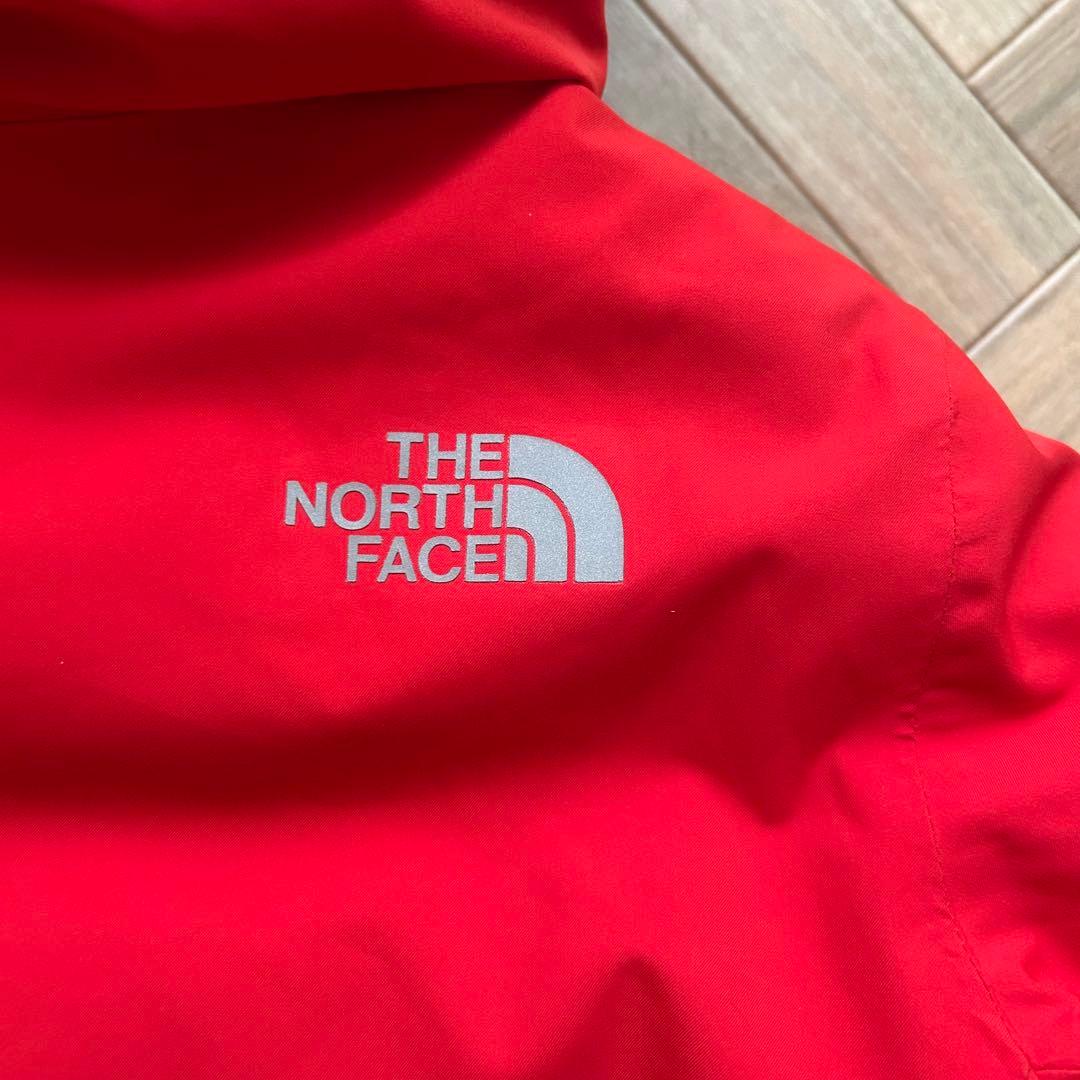【希少】　ザノースフェイス 　ダウン　スキーウェア　キッズ　120 レッド