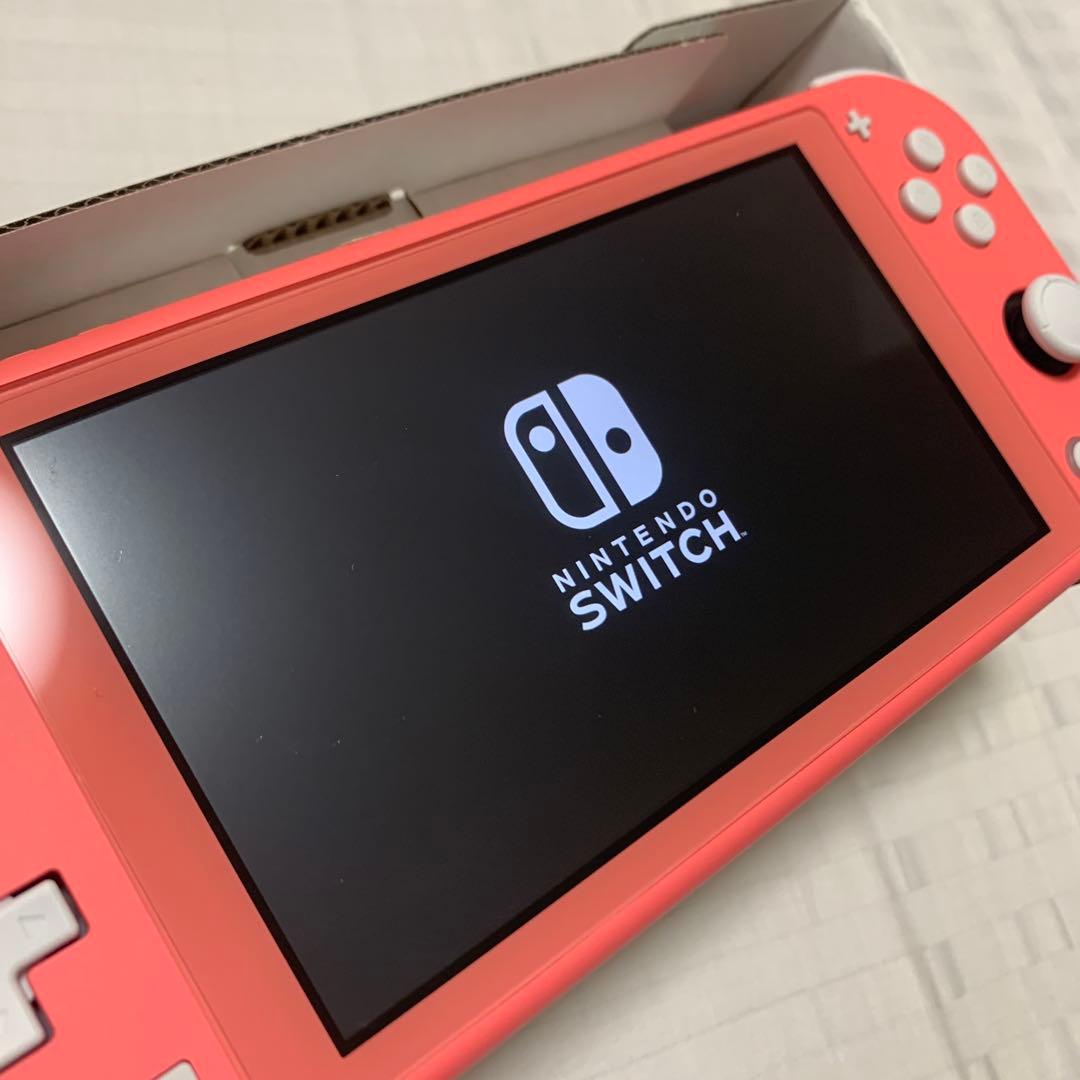 Nintendo Switch light 本体 コーラルピンク 美品