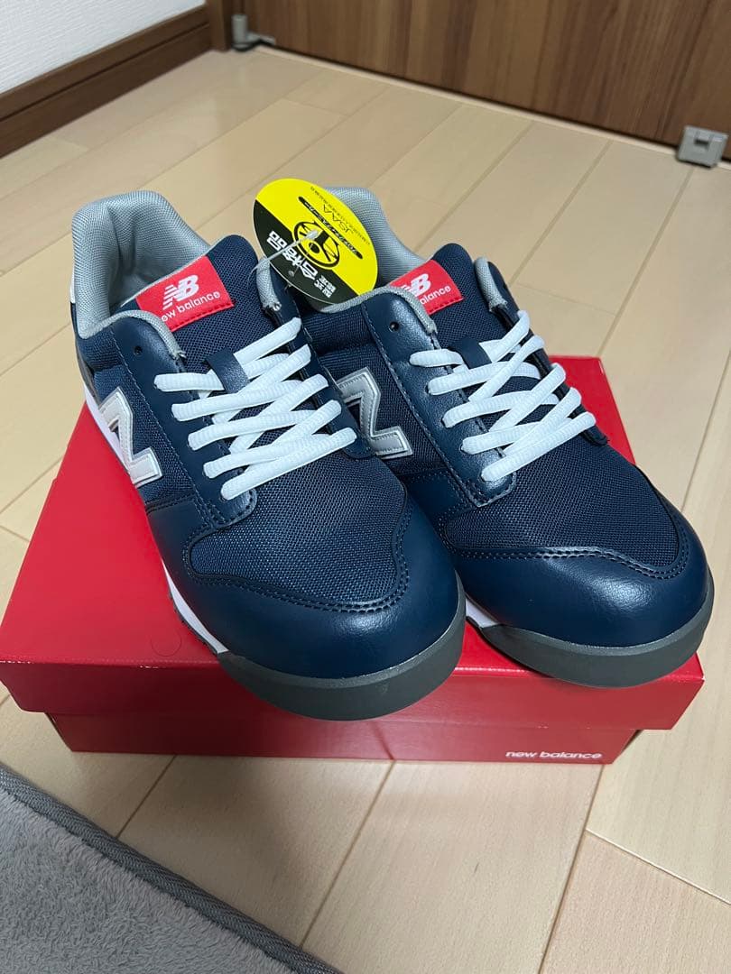 ニューバランス安全靴　24cm PL-441　ネイビー