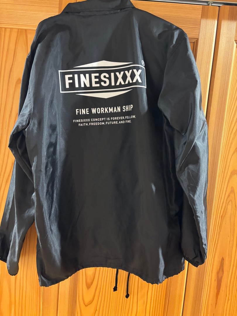 FINESIXXX ブラック ナイロンジャケット