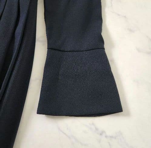 ma.a.cha　セルフォード　ボウタイ　プリーツ　ワンピース　フォーマル