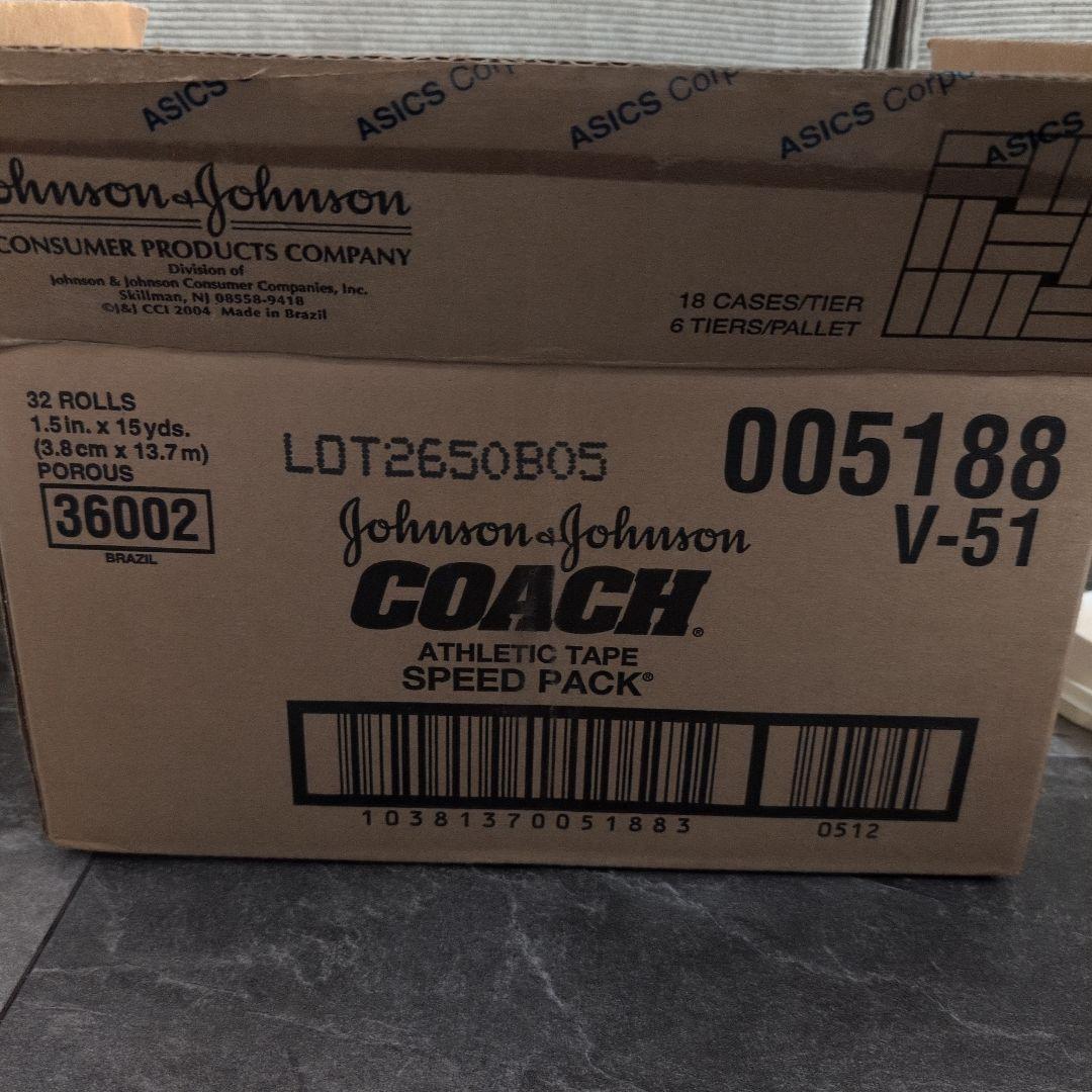 専用！ジョンソン&ジョンソン　COACH テーピング　32ロール
