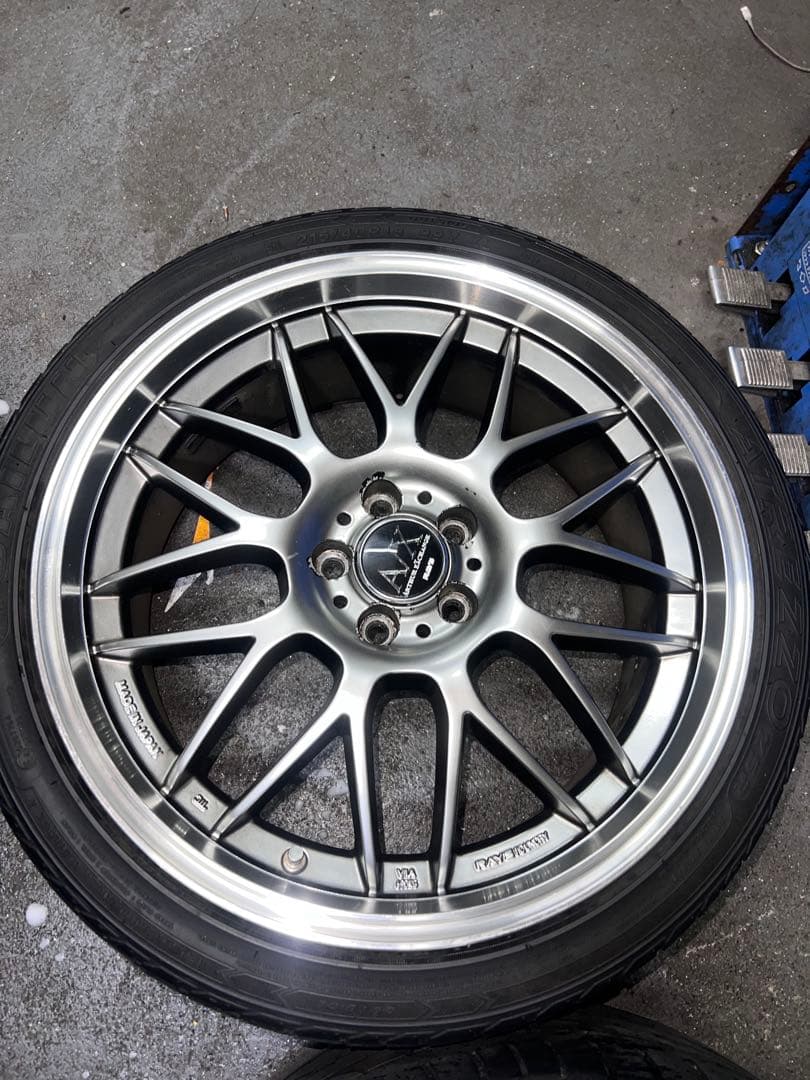 ケン坊さん専用RAYS MM-X pcd100 7.5j +52 プリウス