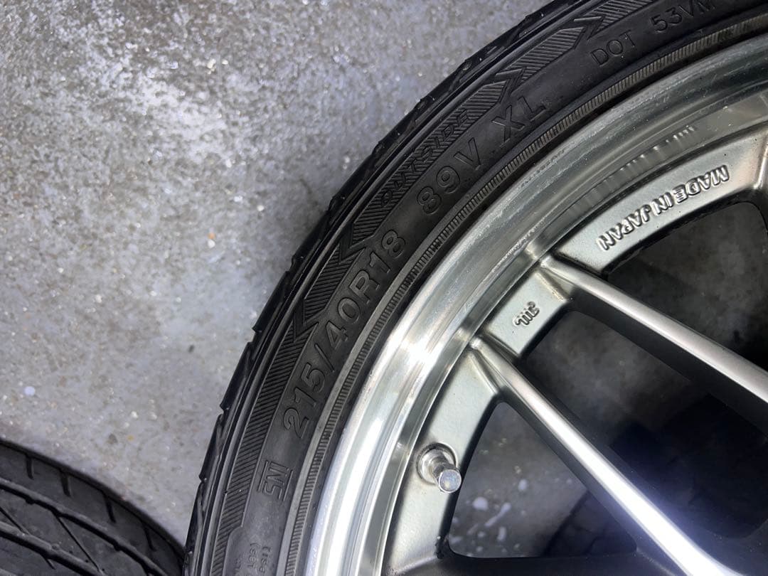 ケン坊さん専用RAYS MM-X pcd100 7.5j +52 プリウス