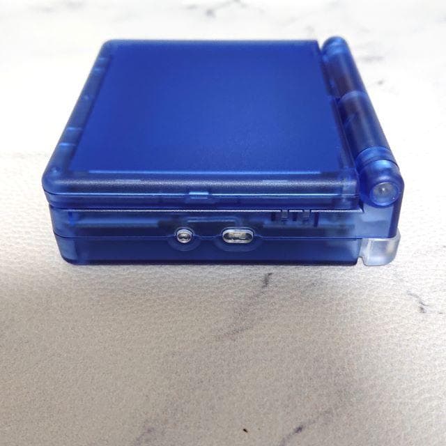 ANBERNIC RG35XXSP クリアブルー ボタン換装済み