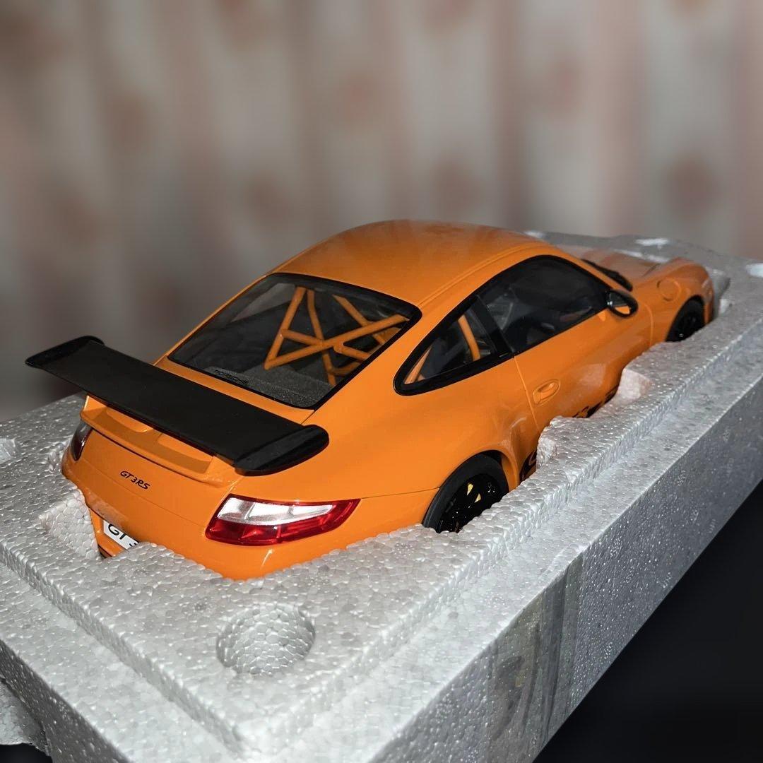 【絶版】1/12 オートアート，ポルシェ911 GT3 RS オレンジ
