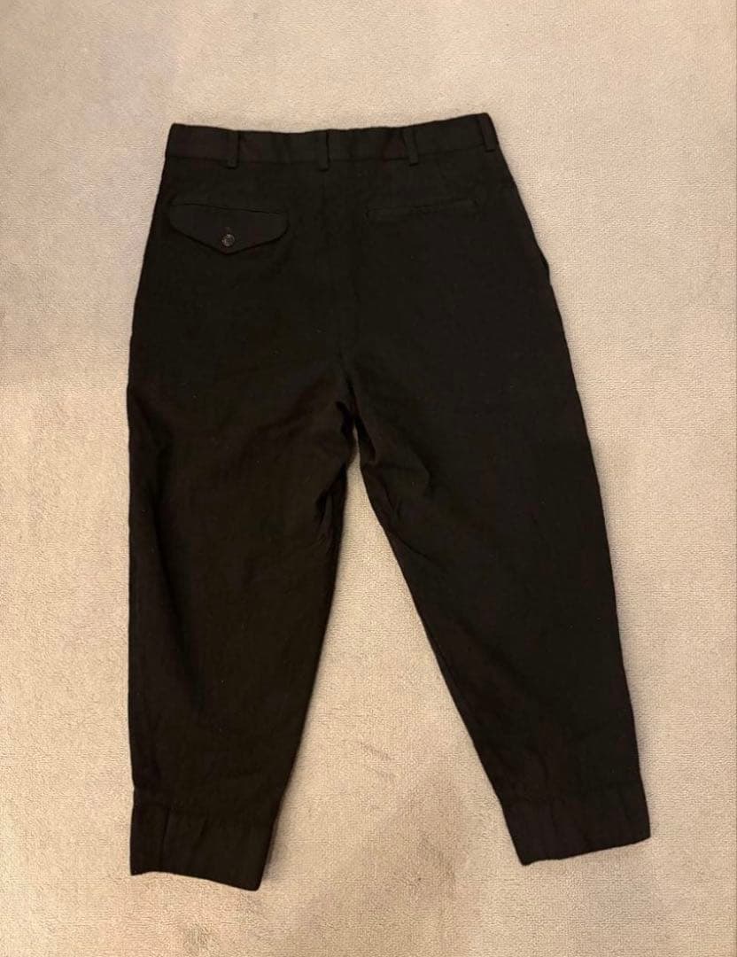 コムデギャルソンオムドゥ　2023AW タックパンツ｜縮絨ウール｜正規品