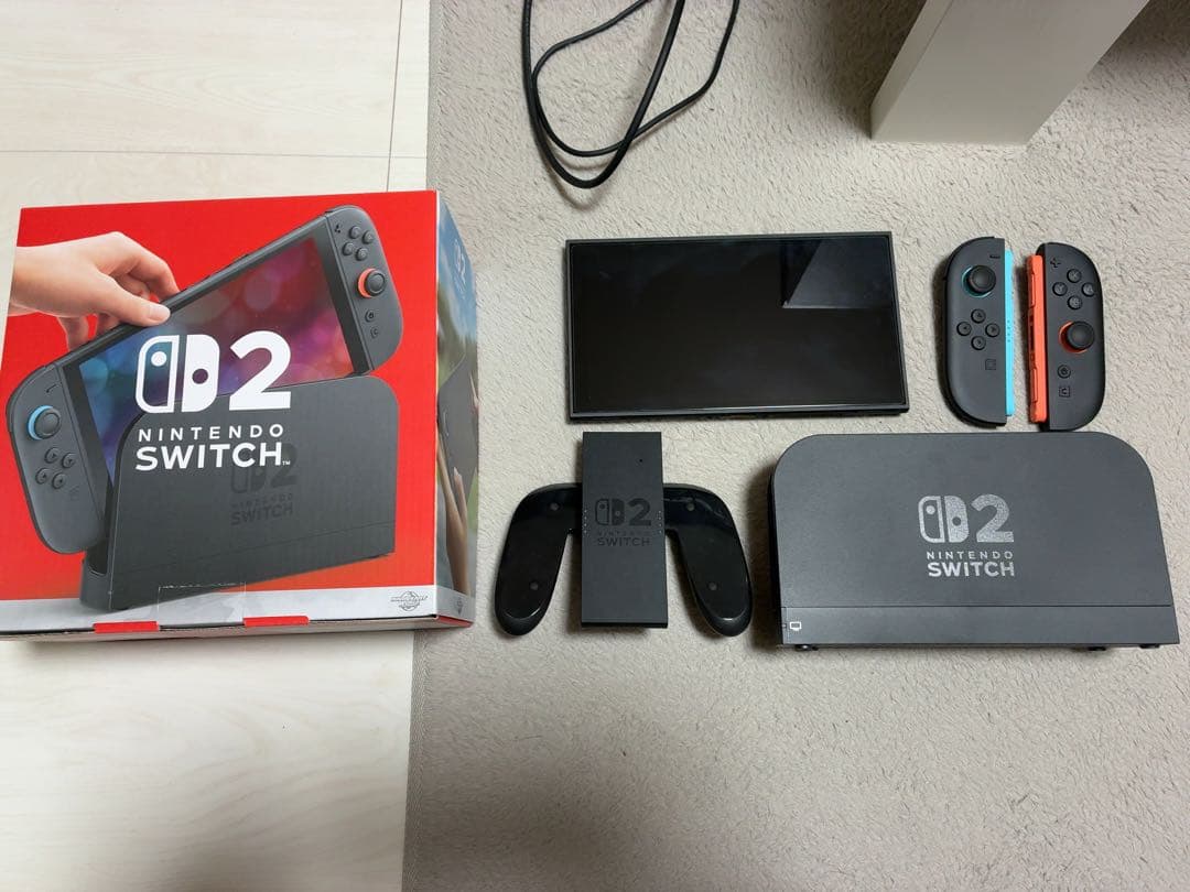 Nintendo Switch 2 付属品完備　国内版　マリカ無
