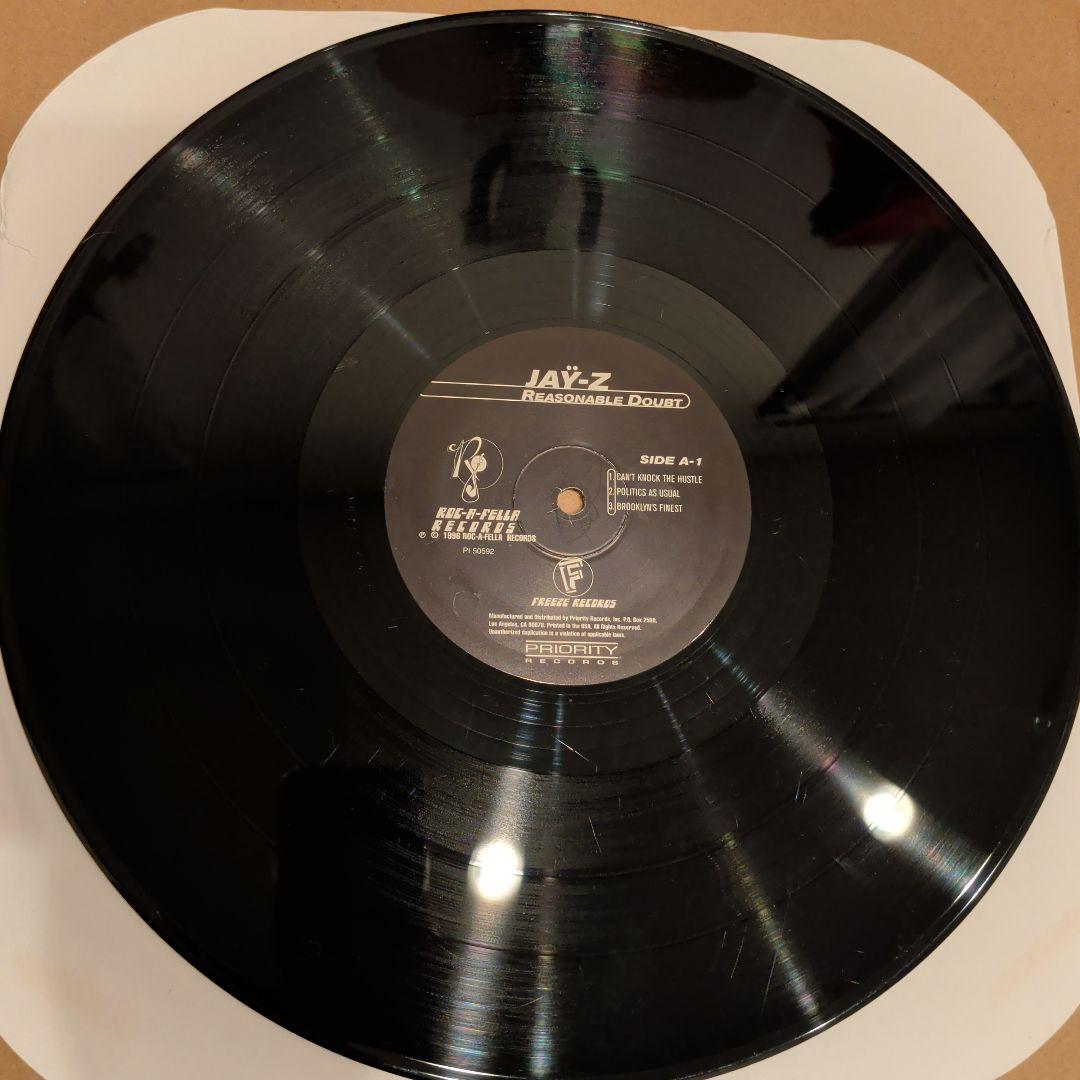 JAY-Z REASONABLE DOUBT ORIGINAL 2LP レコード