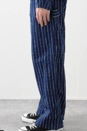 ちょすけ　新品　PORSCHE × POGGY　藍染ワークパンツ