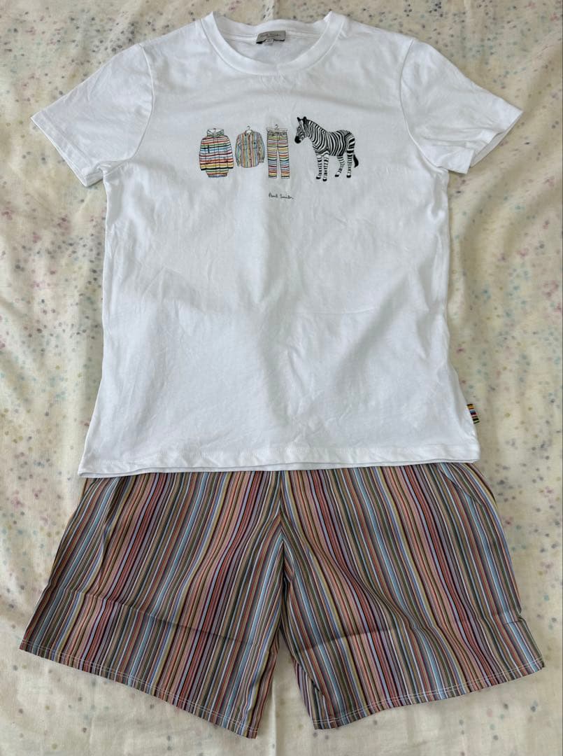 タグなし新品　ポールスミスジュニア　Tシャツ　ズボン　10A 140