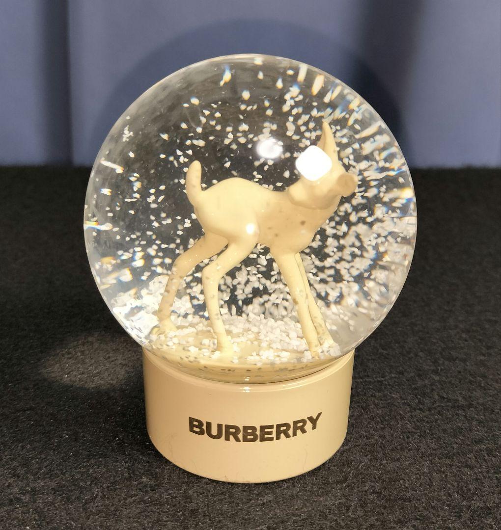 レア★新品【BURBERRY】バーバリー スノードーム 限定ノベルティ 非売品①