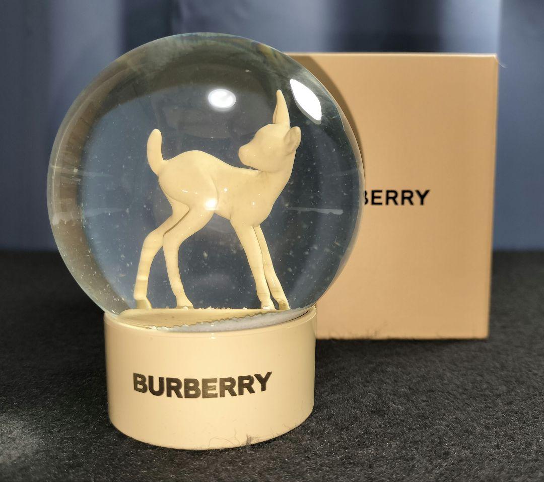 レア★新品【BURBERRY】バーバリー スノードーム 限定ノベルティ 非売品①