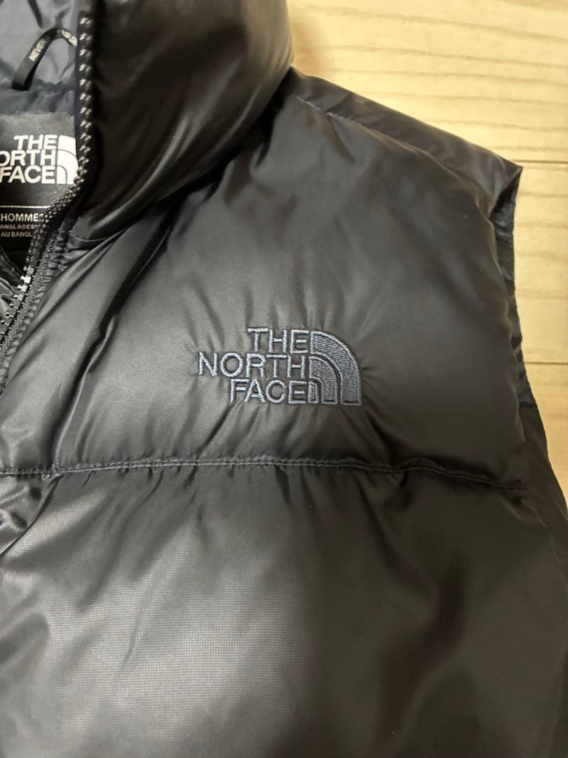 ノースフェイス ヌプシ ダウンベスト オールブラック US規格