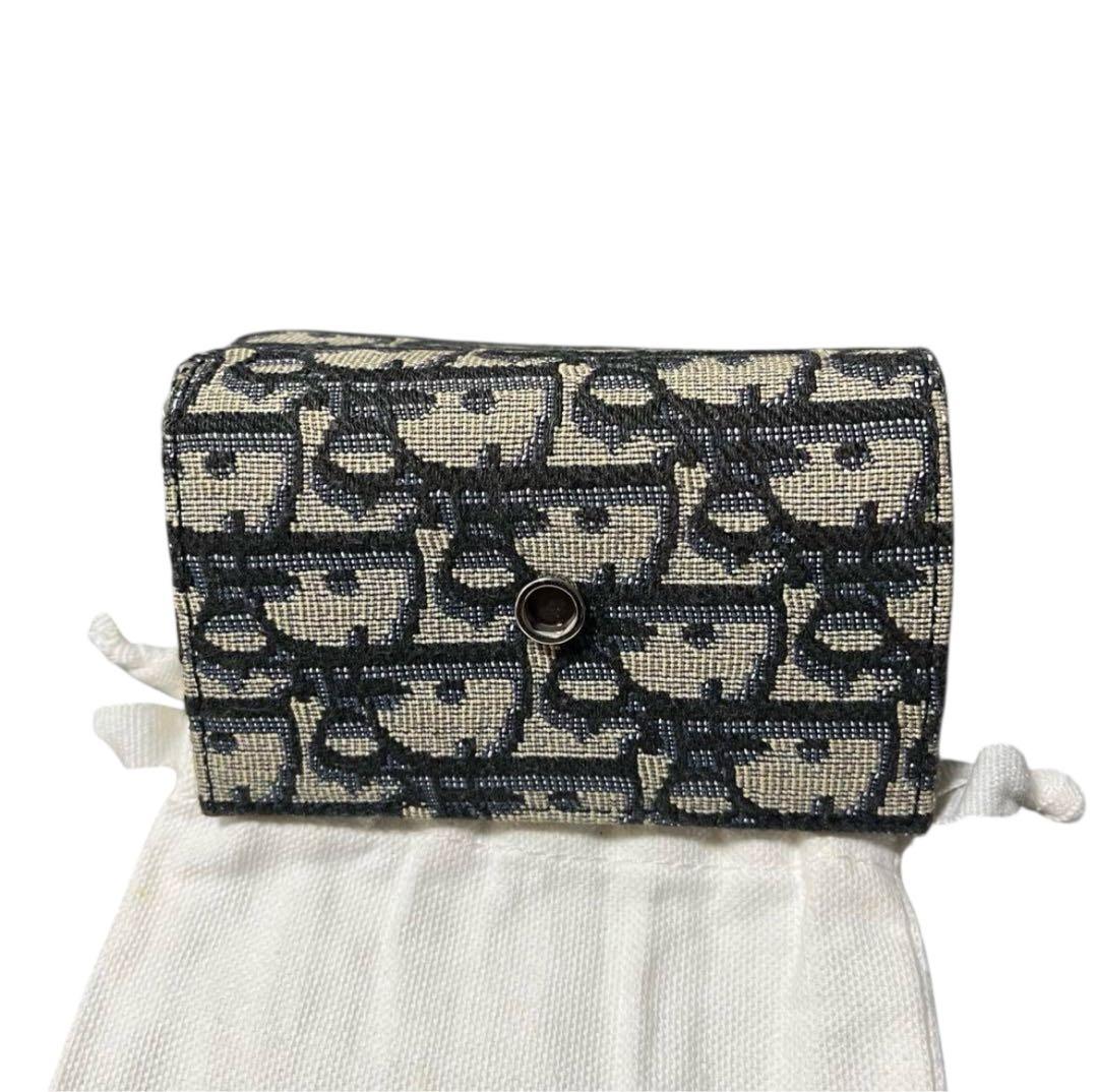 Dior ディオール キーケース 6連 オブリーク ジャガード シルバー金具