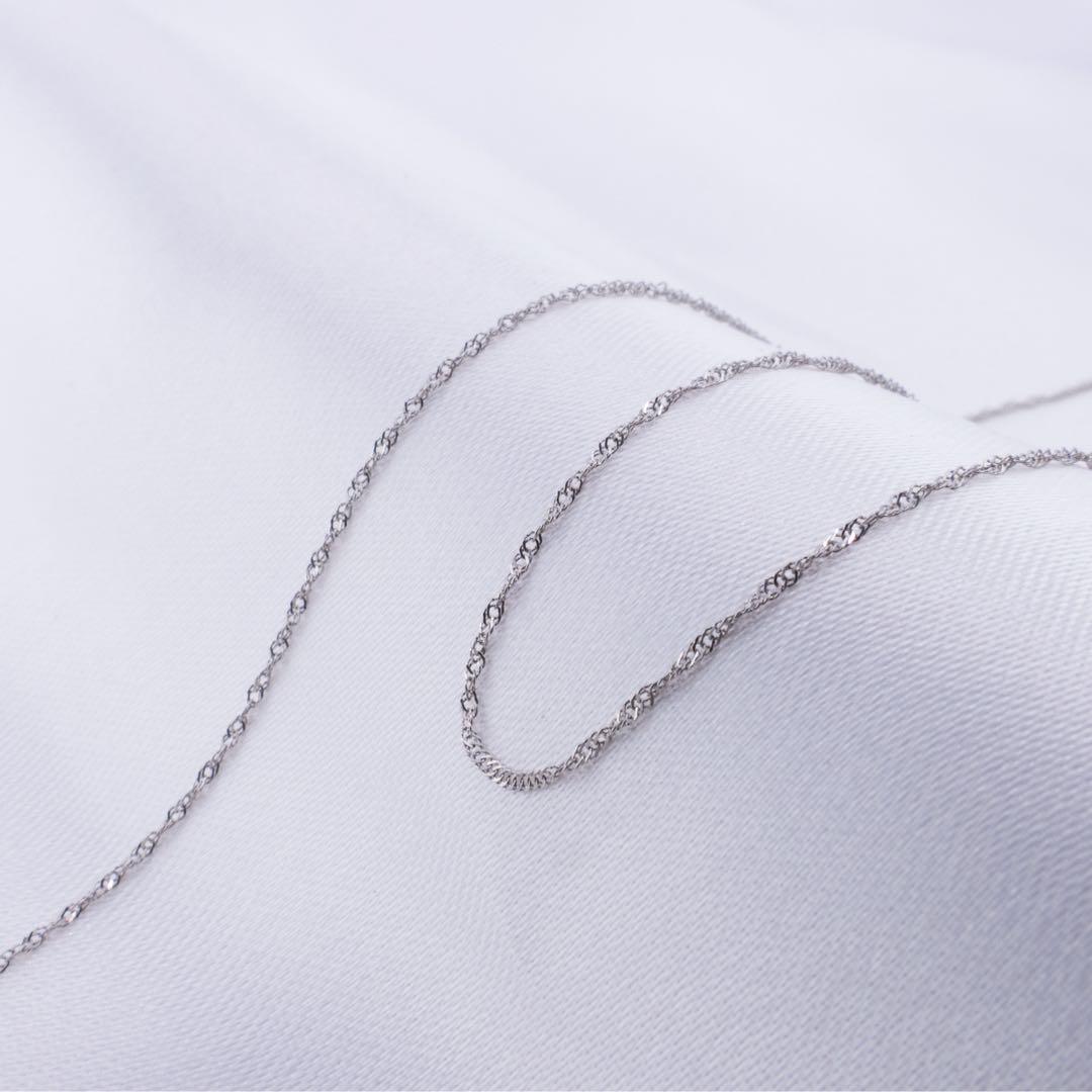 新品❗️Pt950 プラチナスクリュー♡45cm スライドピン仕様