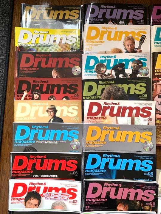 美品　レア　ドラムマガジン　49冊　CD15枚 2009-2014