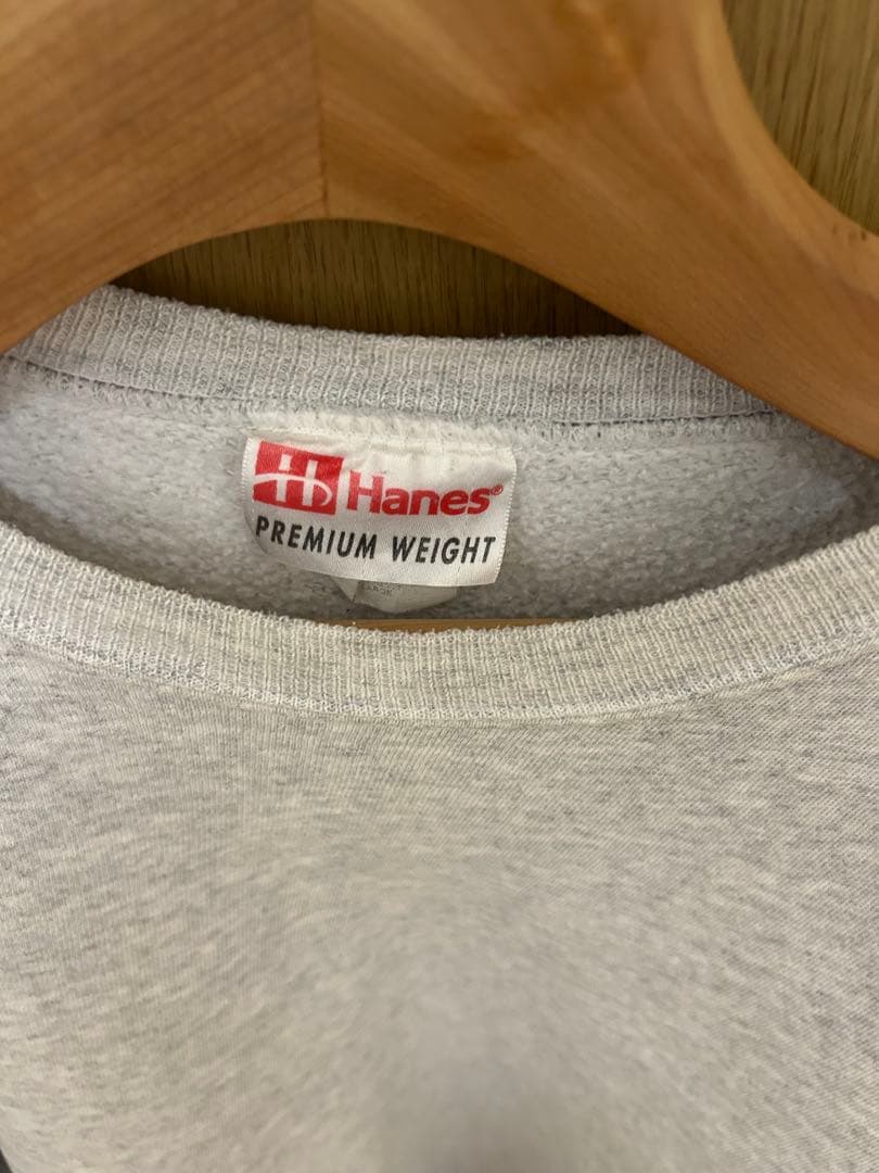 Hanes PREMIUM WEIGHT ライトグレー XL