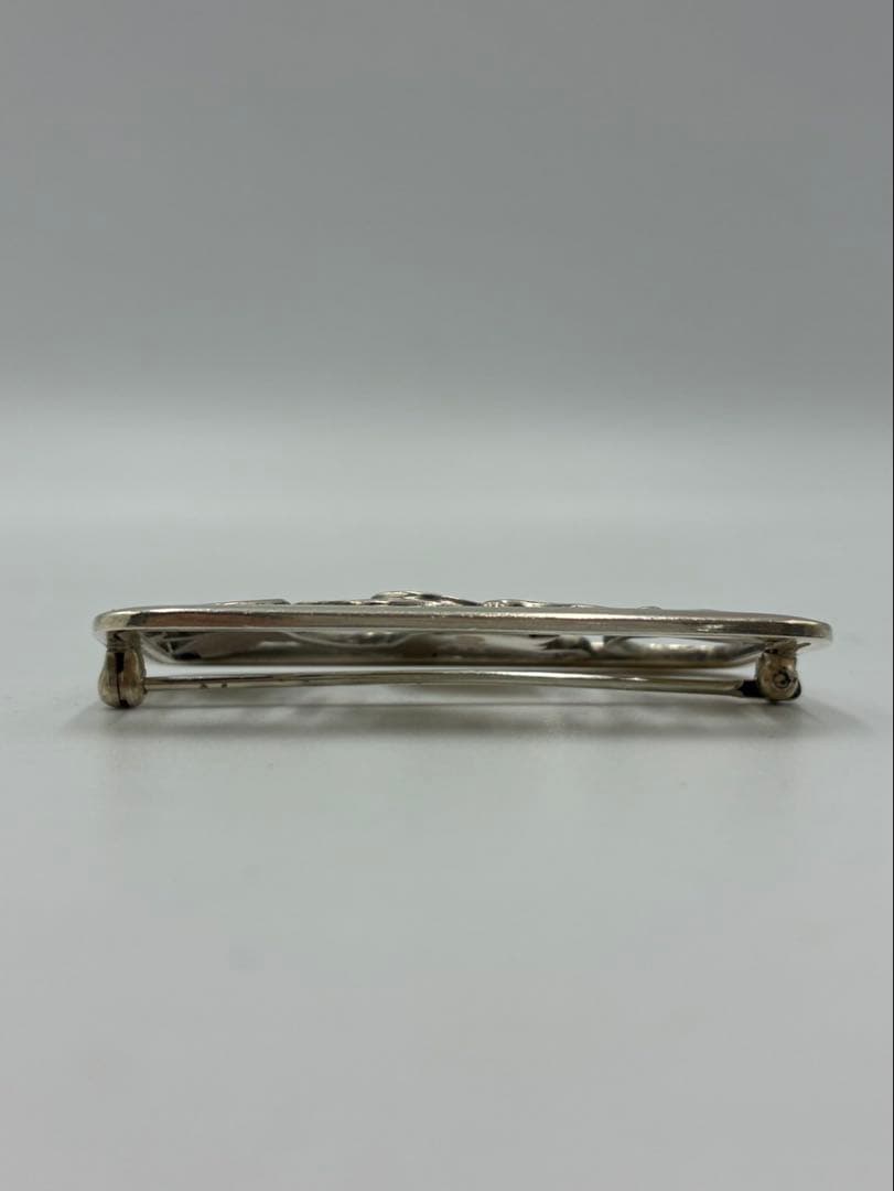 ジョージジェンセン ブローチ 295 フラワー ヴィンテージ リーフ