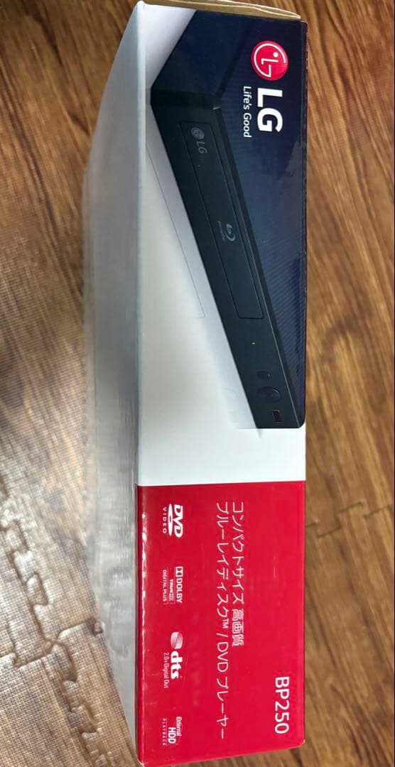 未使用　LG ブルーレイプレーヤー HDMIケーブル付属 BP250