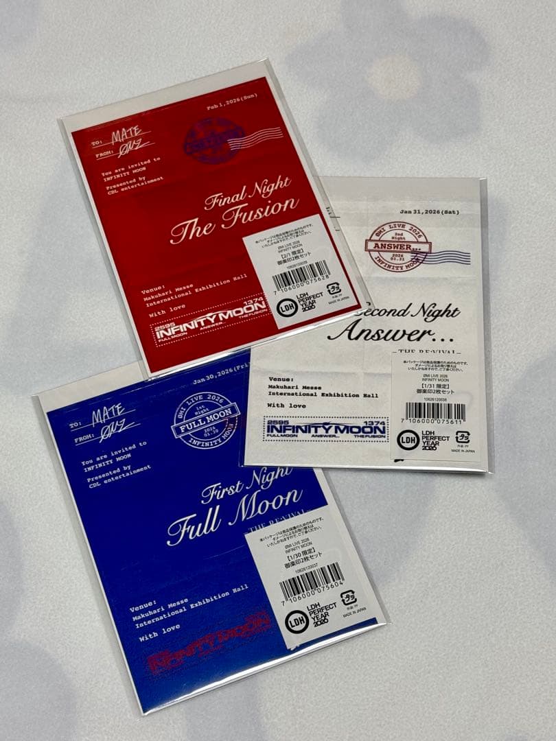 登坂広臣 ØMI INFINITY MOON 御楽印 三日間セット