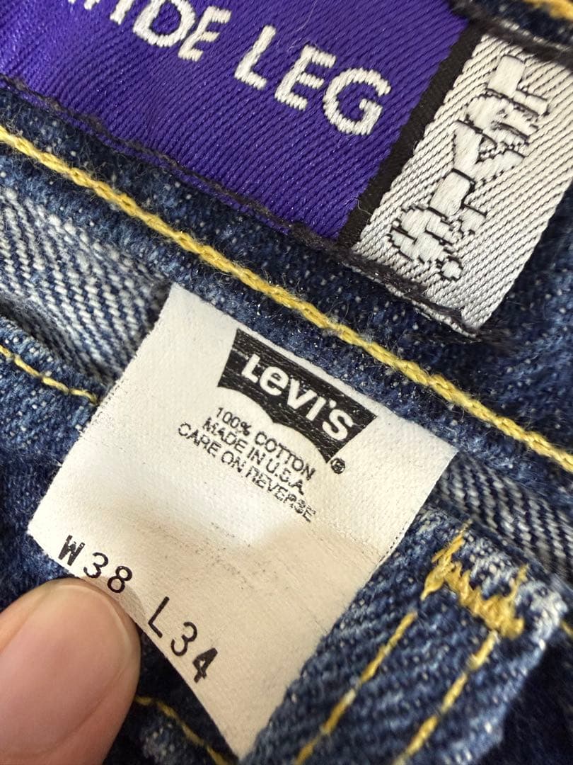 即購入可 90s silver tab usa製 極太デニム