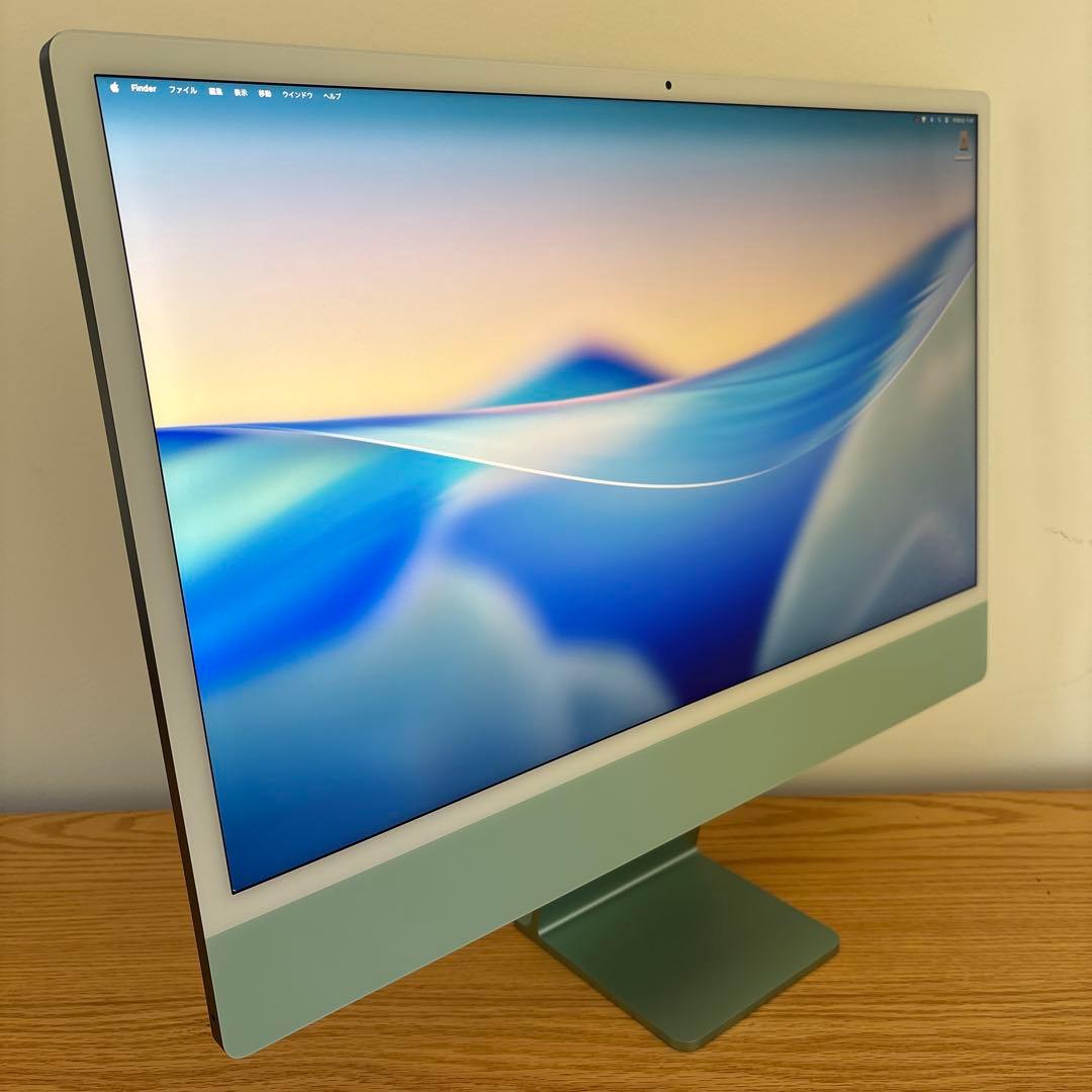 【美品】iMac 24inch Green A2874 2023 M3 16GB