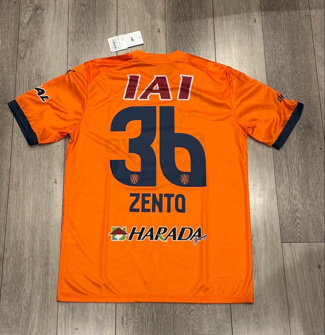 【新品未使用品】ユニフォーム清水エスパルスサッカーウエア2XL 直筆サイン入り