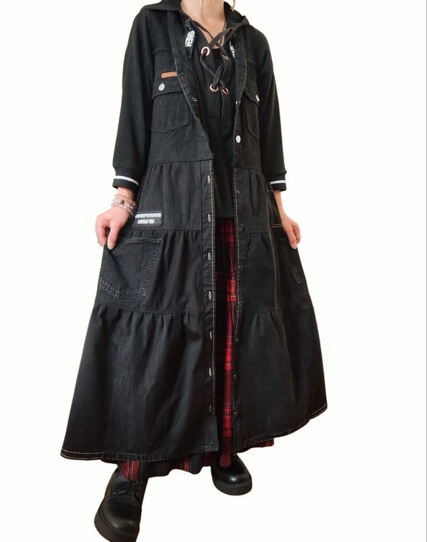 ✨✨✨専用✨✨✨✨✨✨✨✨✨✨✨✨✨✨✨✨✨✨ブラックデニムベストワンピース