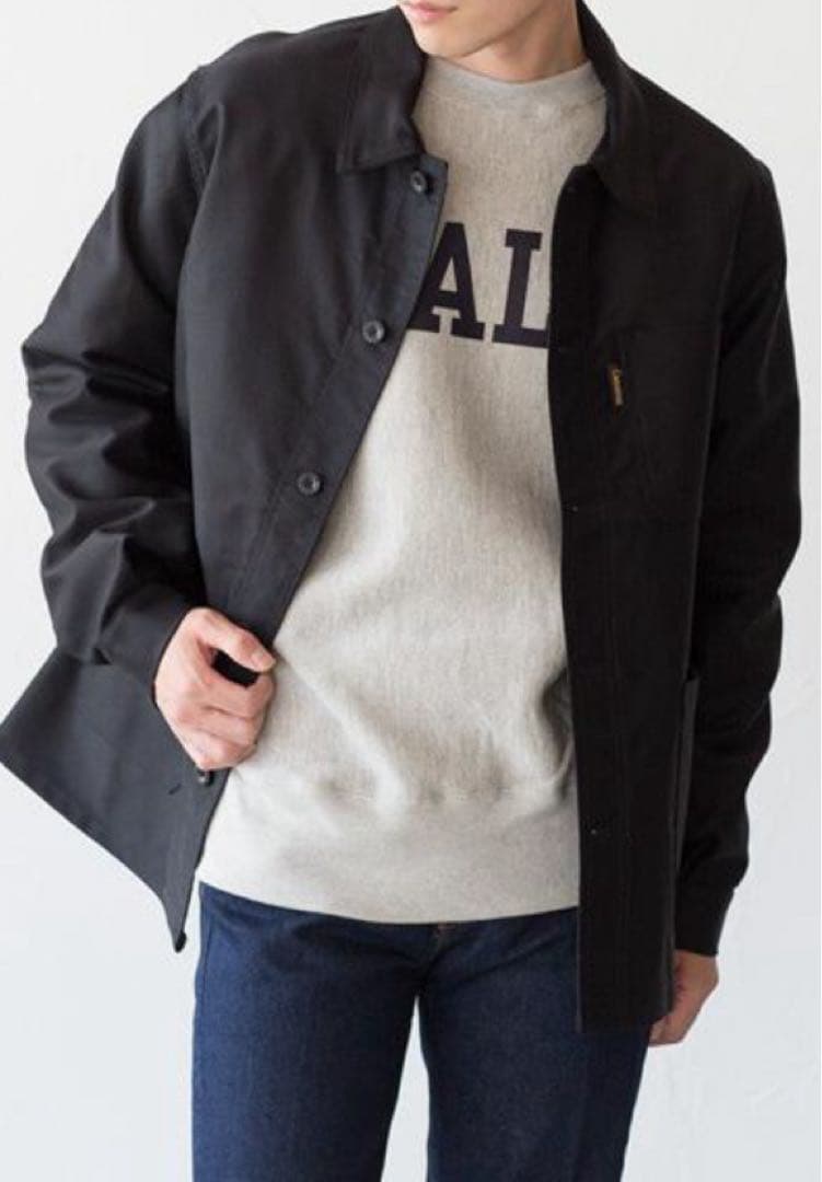 LE LABOUREURコットンリネンカバーオール　新品、未使用　ブラック3