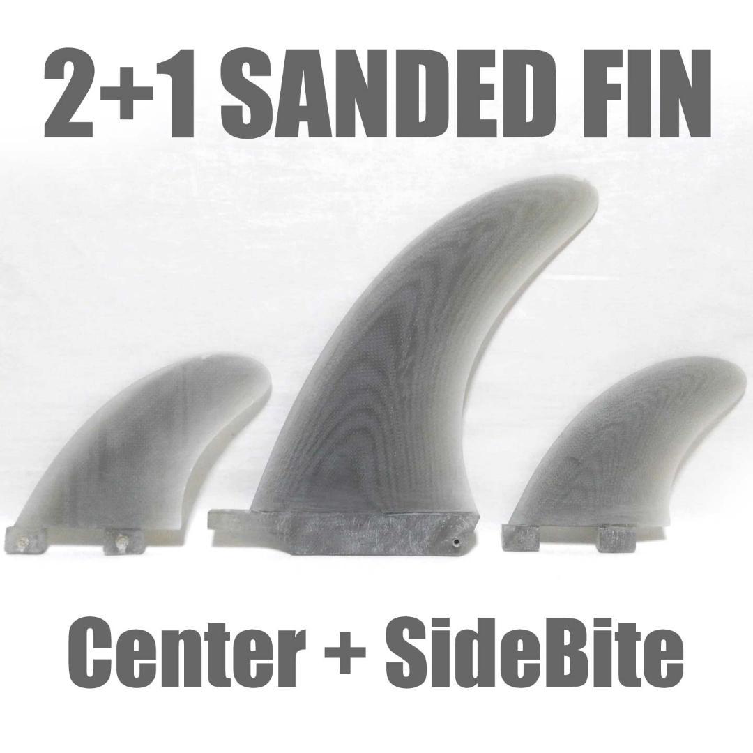 2+1 センター サイド フィン セット サンディング グラスフィン
