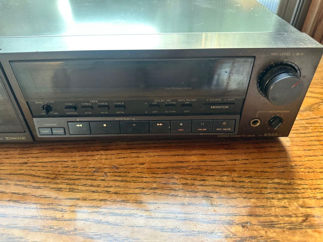 あ*は様 【通電確認済み】SONY TC-K555ES 3ヘッドカセットデッキ