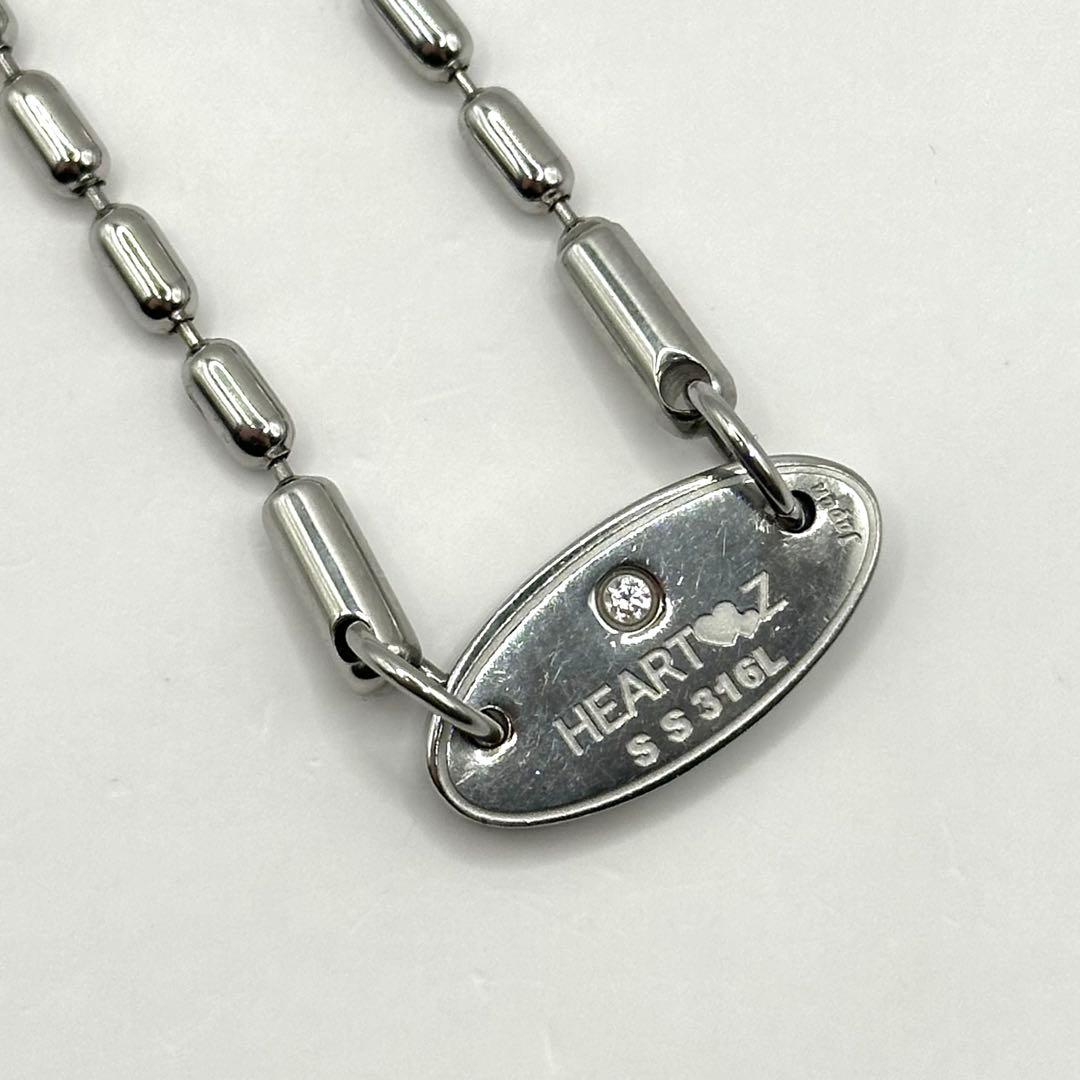 HEARTZ ハーツ メタリックネックレスⅡ 55cm シルバーカラー