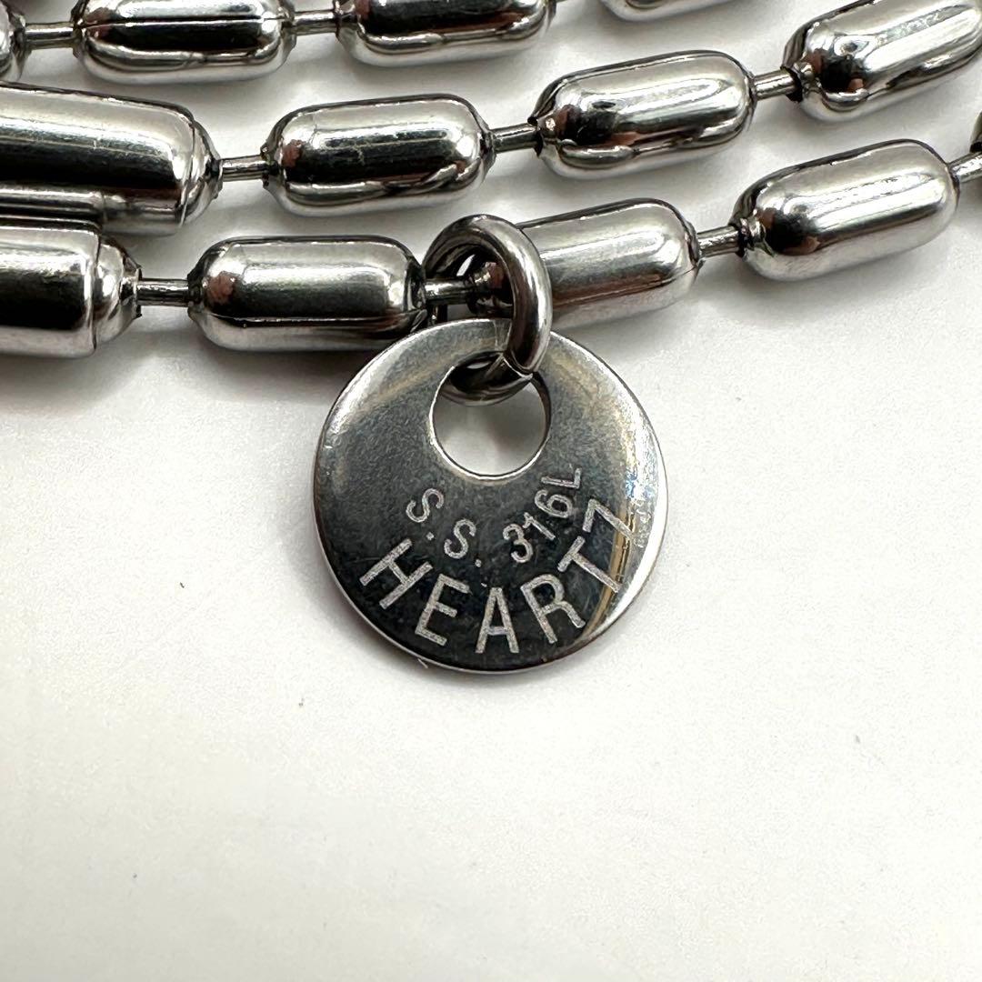 HEARTZ ハーツ メタリックネックレスⅡ 55cm シルバーカラー