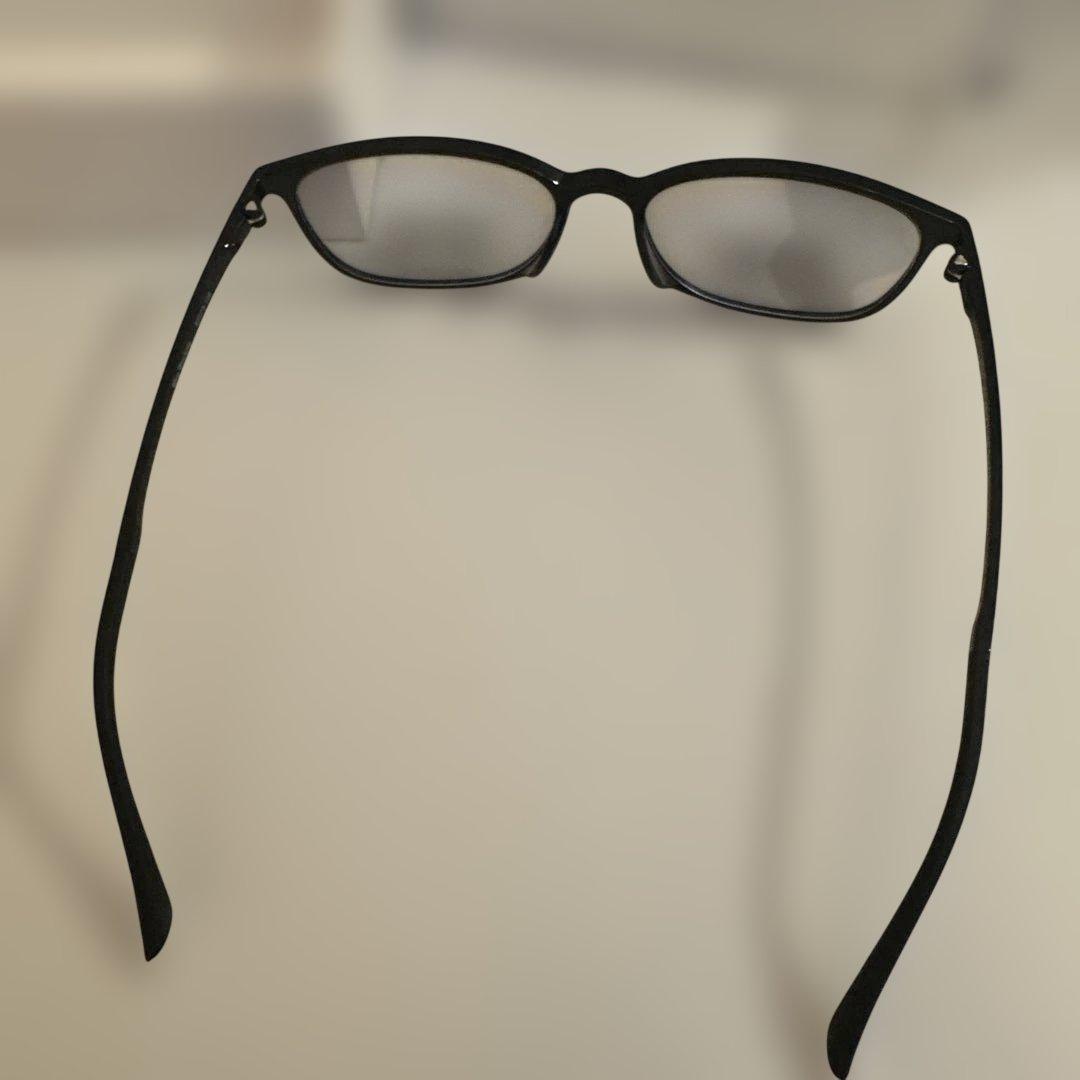 ピントグラス　老眼鏡　シニアグラス　軽度レンズ　PG707L-BK