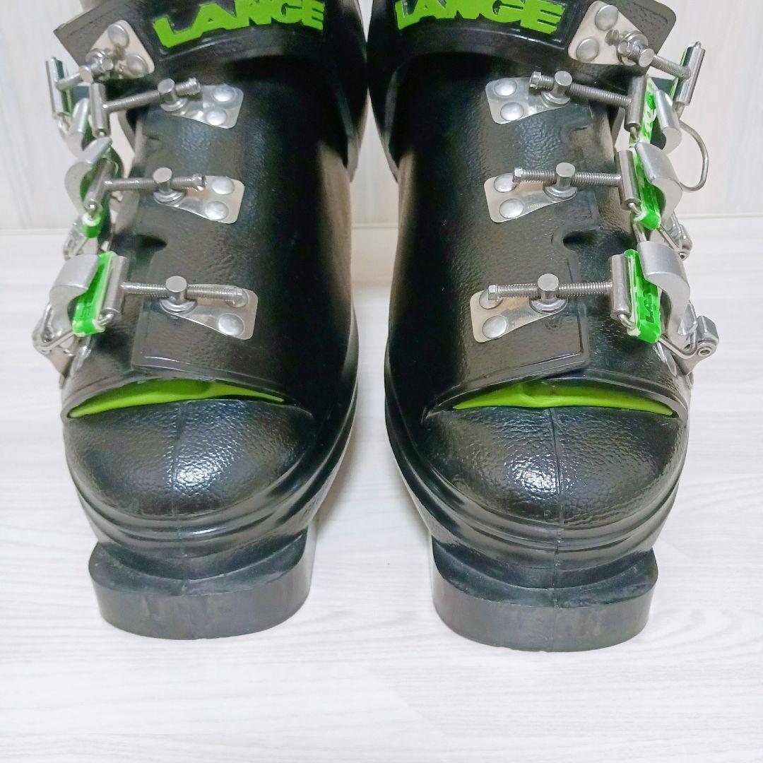 スキーブーツ LANGE ラング 7W 約25cm グリーン×ブラック