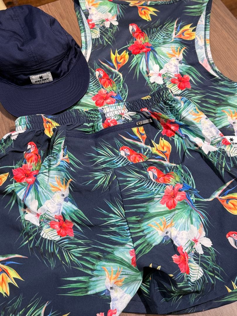 【中古品】 SAYSKY タンクトップ・インナー付パンツ・キャップあり