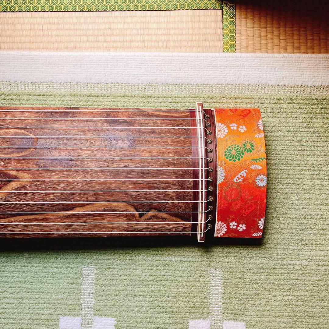 13弦琴　フルセット　琴 13弦 すだれ彫り 練習用セット 付属品多数