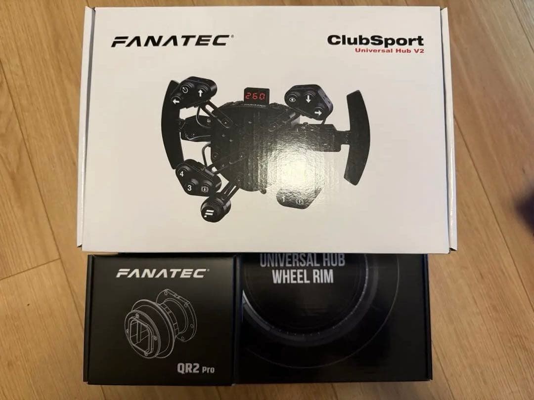 その他 Fanatec CS wheel+hub v2 + QR2 PRO
