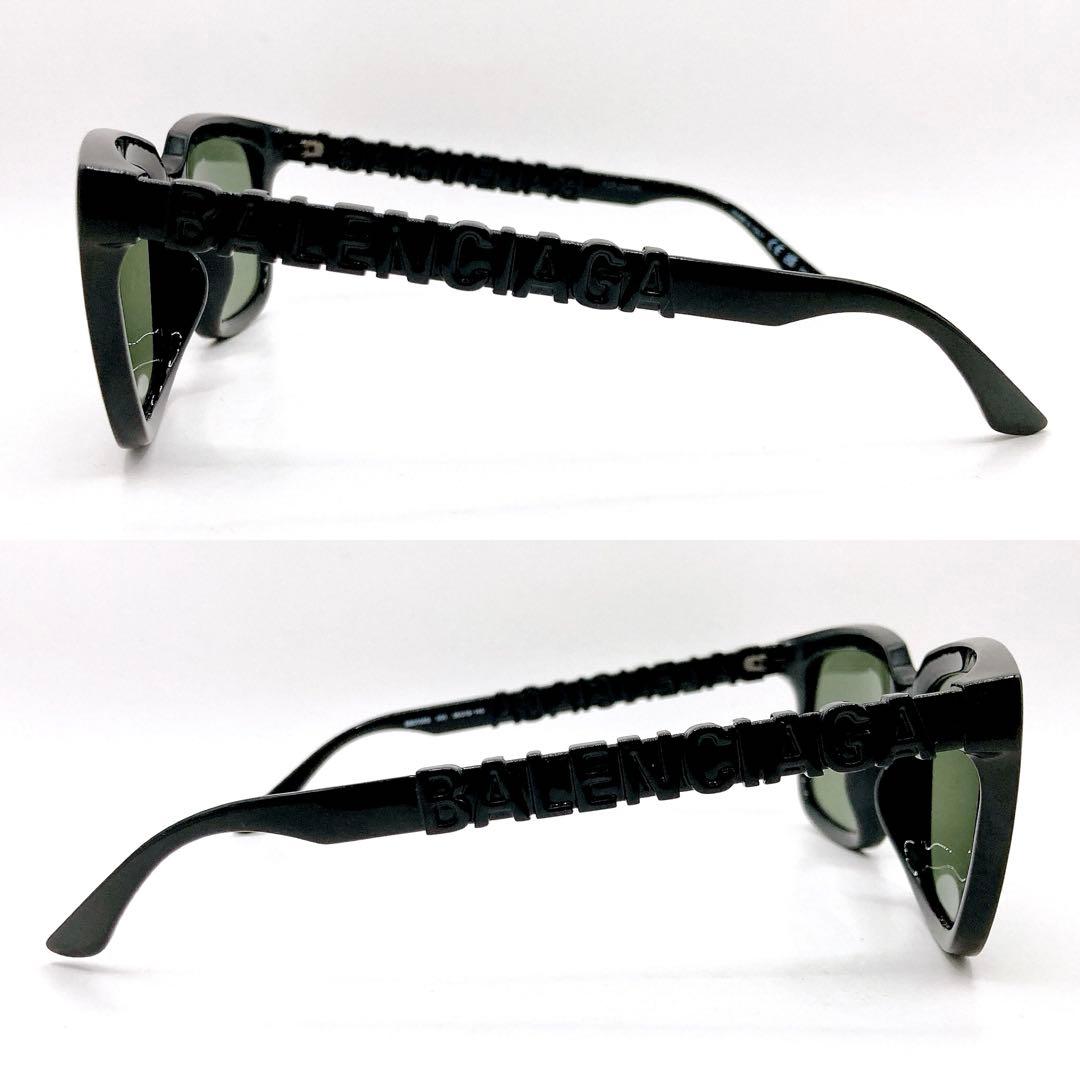 極美品✨BALENCIAGA サングラス BB0108S ブラック　度なし