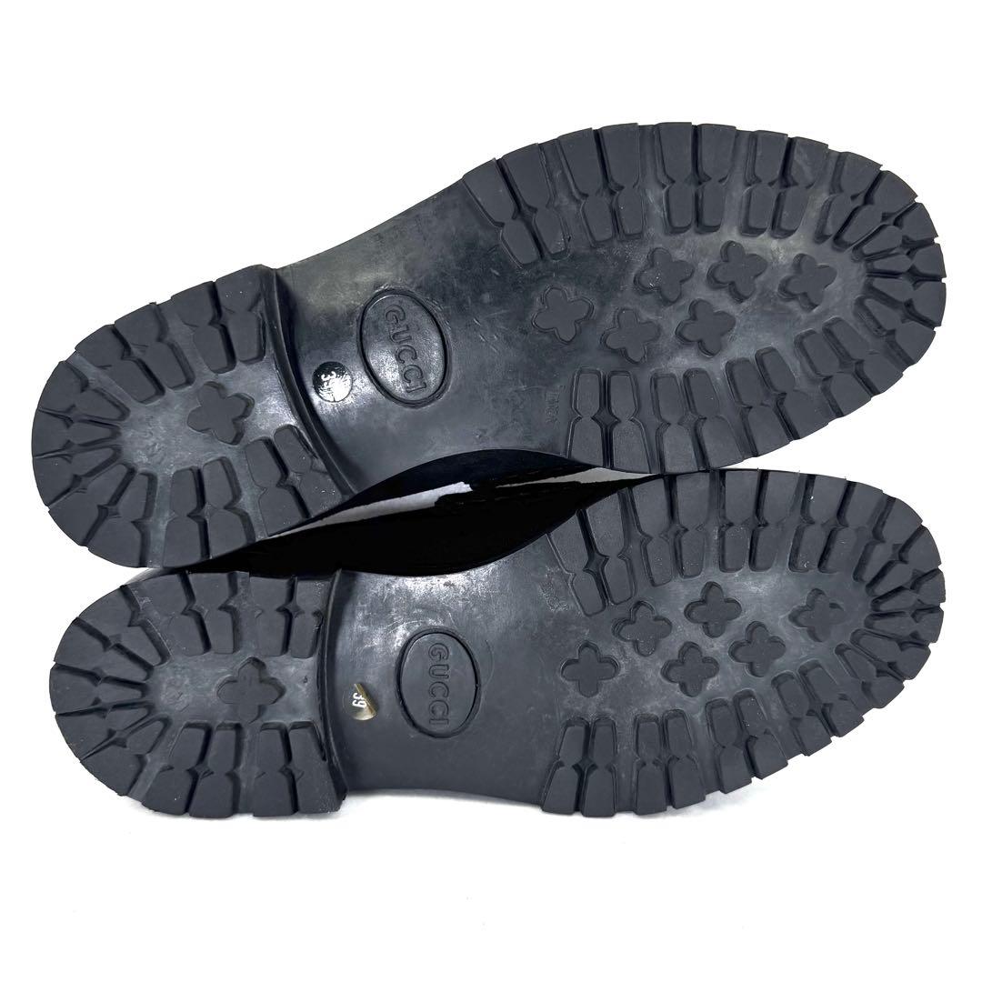 【GUCCI】 グッチ （24cm） ホースビットローファー スエード 美品