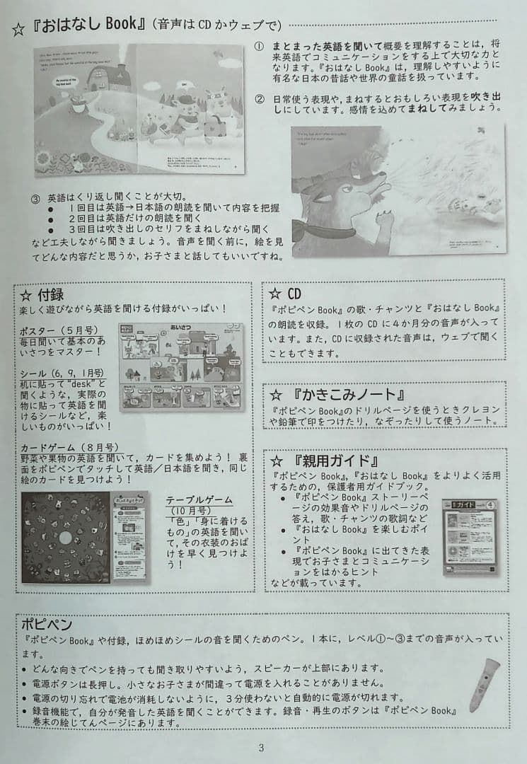 ポピーキッズイングリッシュ　レベル１　全セット