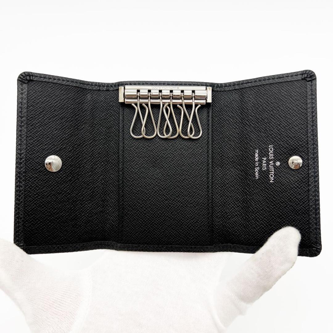 使用わずか❣ヴィトン タイガ ミュルティクレ6 キーケース 黒 M30532