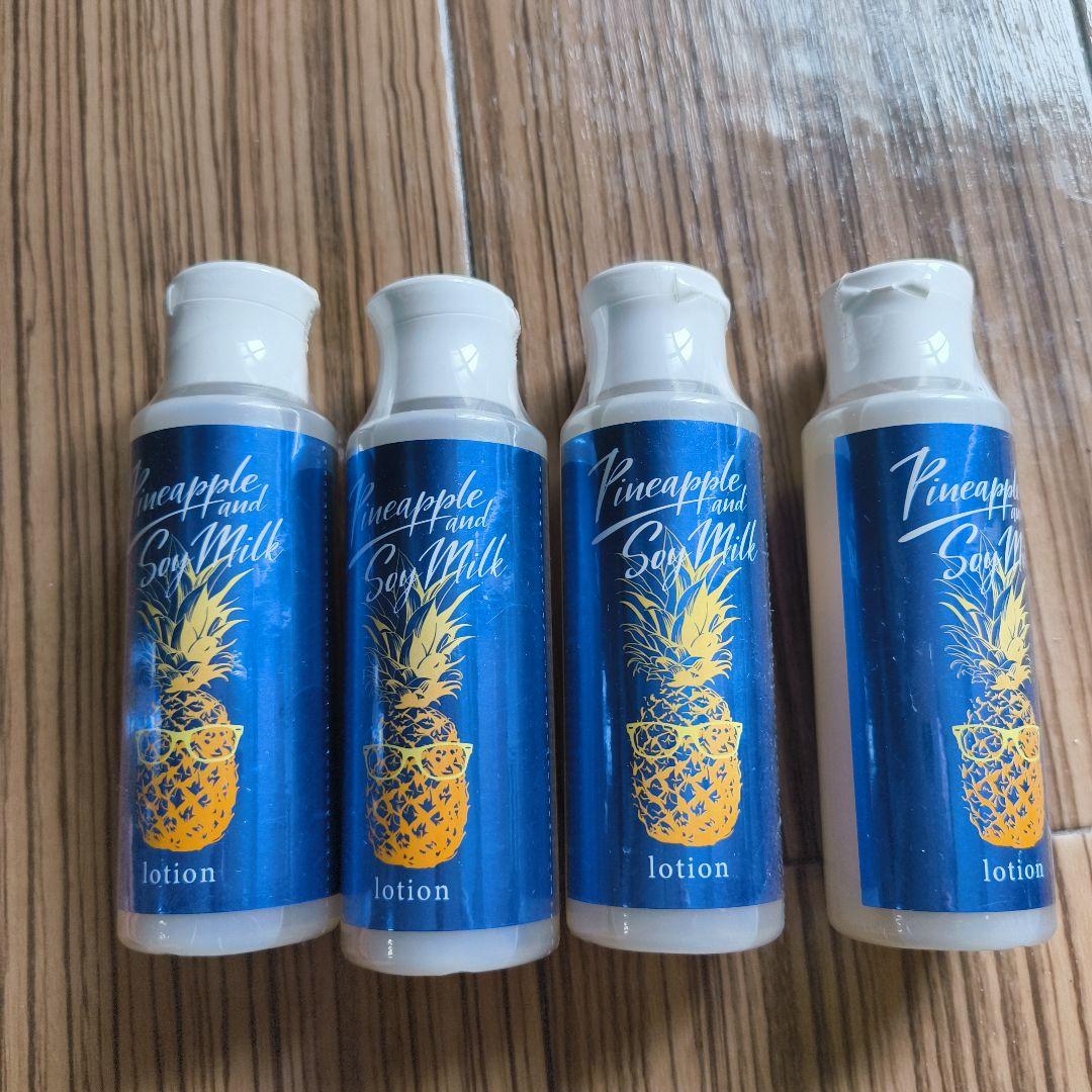 鈴木ハーブ研究所 パイナップル豆乳ローション メンズ用 100mL×4本