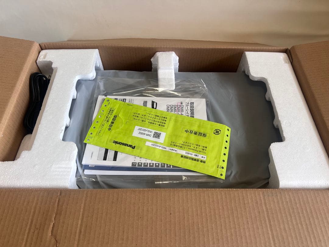 Panasonic DMR-4X602 ブルーレイディスクレコーダー　6TB