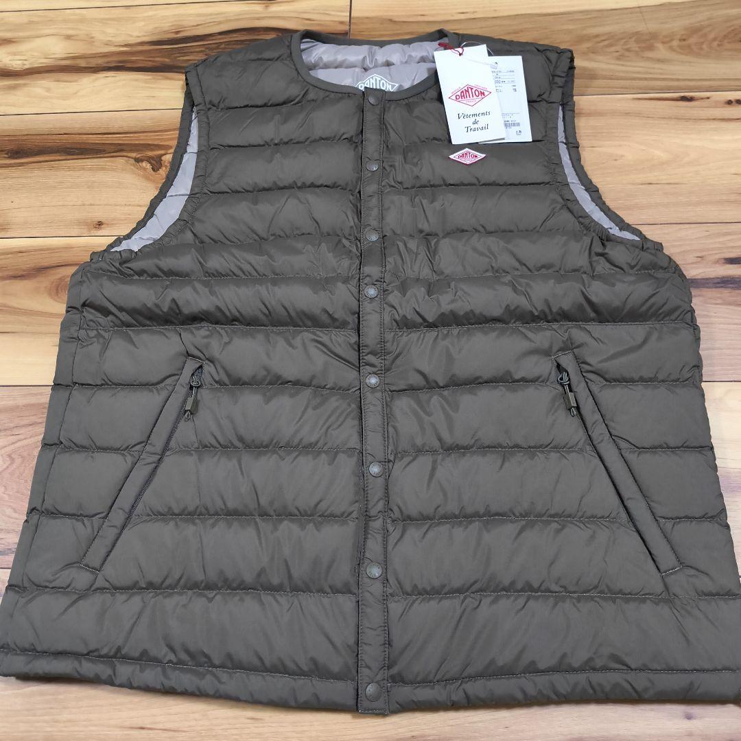 新品DANTON ダントン INNNER DOWN CREWNECK VEST