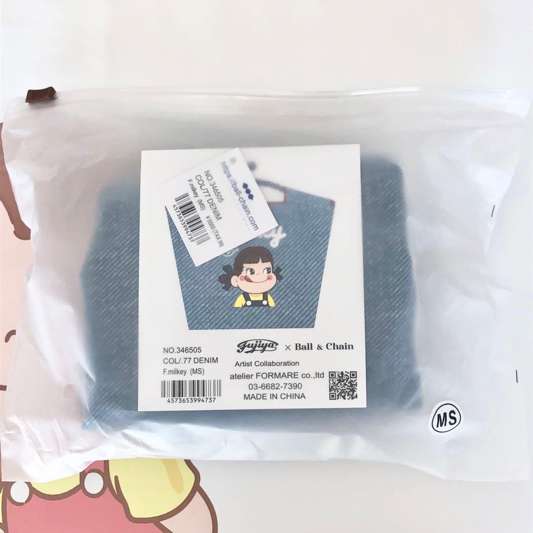 【新品未使用★不二家限定】Ball＆Chain ペコちゃん デニム MSサイズ