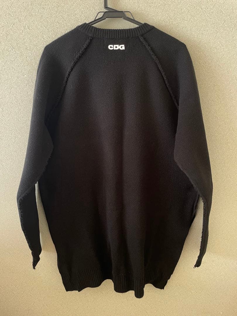 CDG OUTSIDE SEAM LONG BACK PULLOVER サイズL