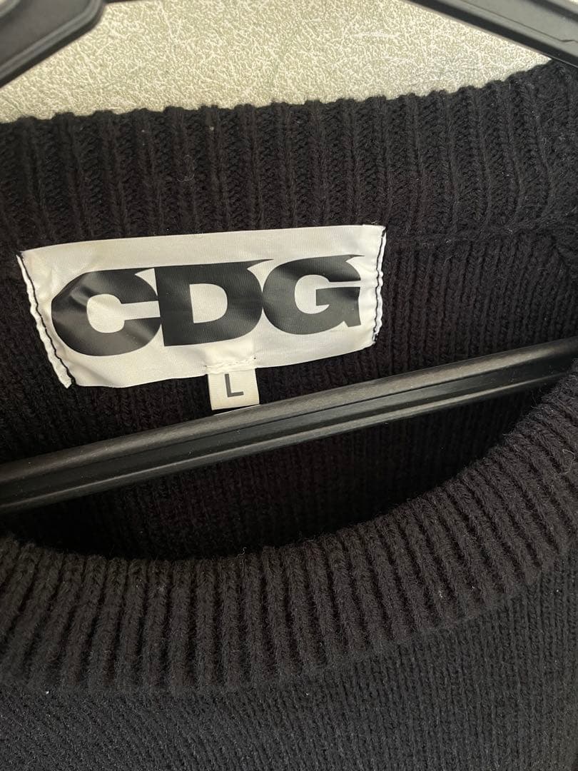 CDG OUTSIDE SEAM LONG BACK PULLOVER サイズL